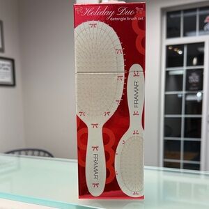 Framar Holiday Duo Detangle Brush Set